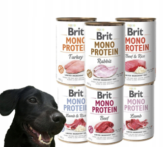 Brit Mono Protein Beef mokré krmivo pre psov 400 g